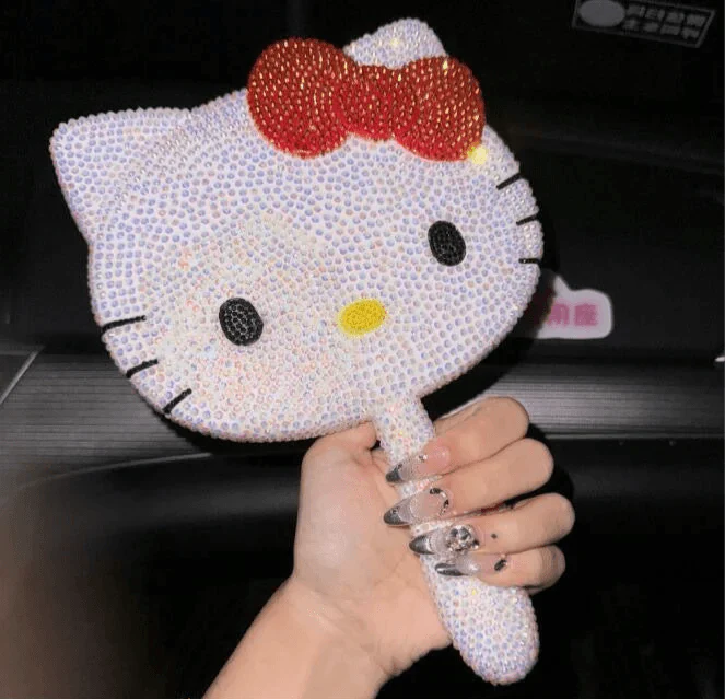 HelloKitty Blingbling Diamond DIY Mirror - Blind Box Mall