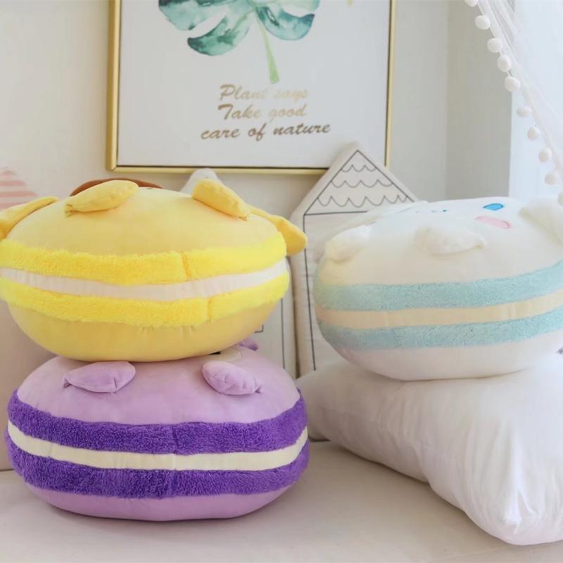 Sanrio Macaron Plush Pillows - Blind Box Mall