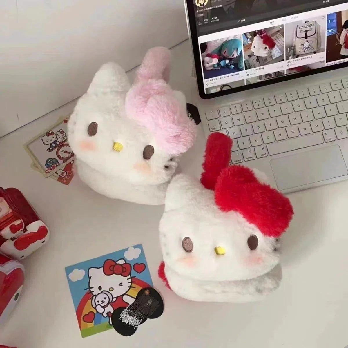 Hello Kitty Ear Muffs - Blind Box Mall