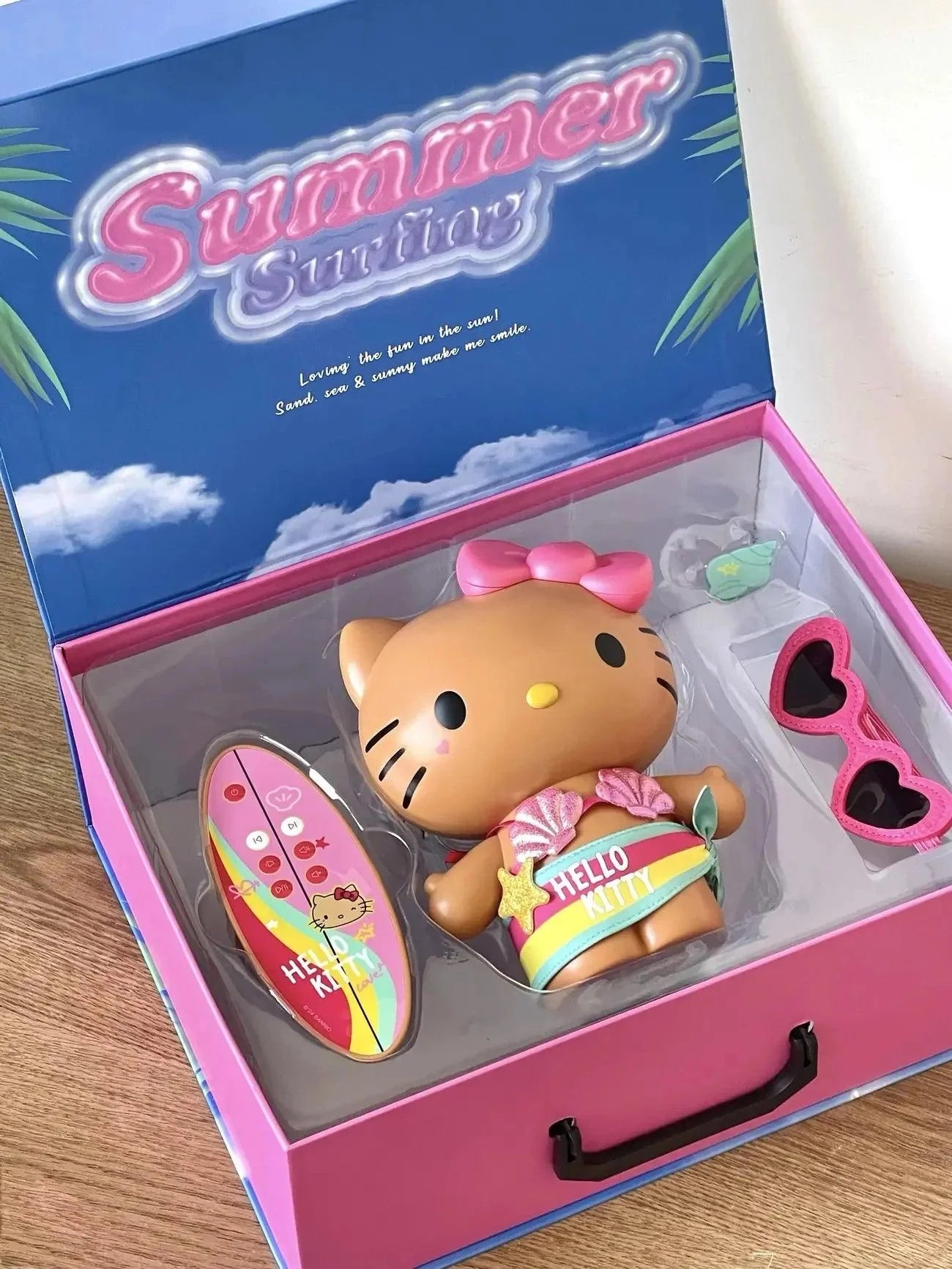 HelloKitty Beach Surfing Bluetooth Speaker Gift Box - Blind Box Mall