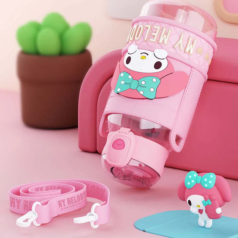 Sanrio Character Tritan Water Bottle with Leak-Proof Lid - Blind Box Mall
