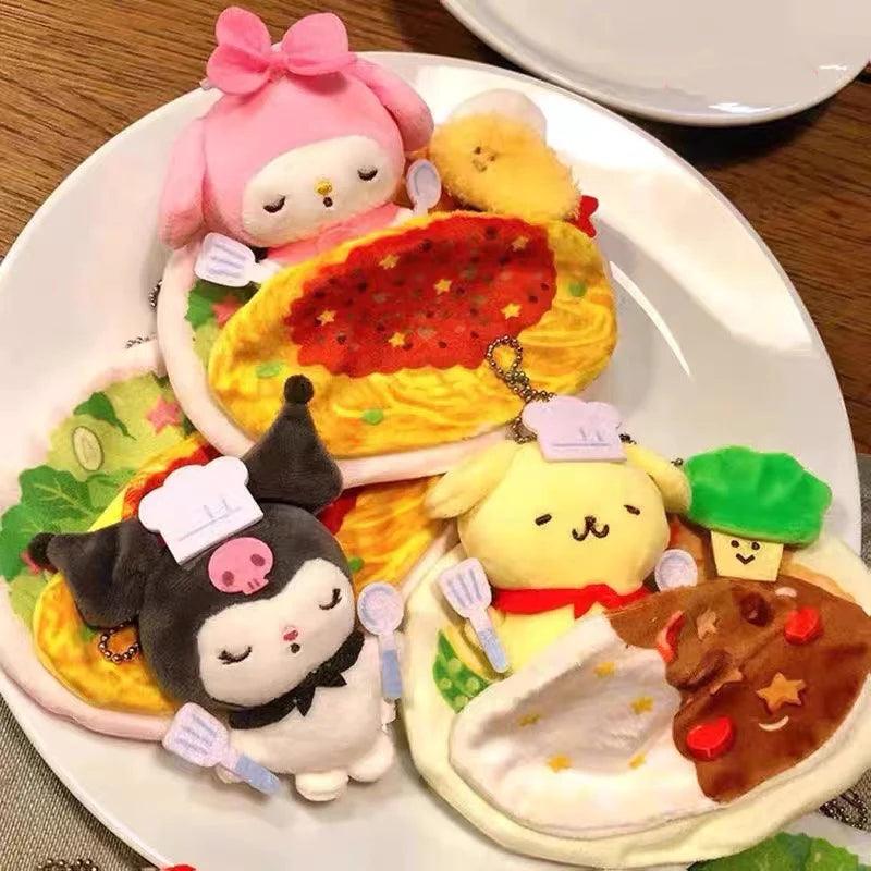 Sanrio Omelette Plushie Keychain - Blind Box Mall