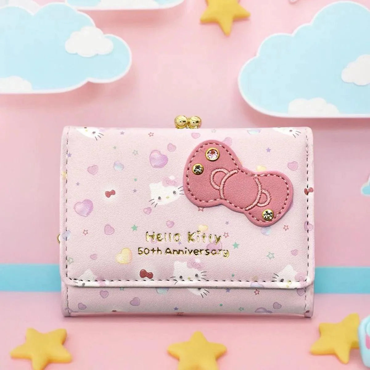 Hello Kitty 50th Anniversary Wallet - Blind Box Mall