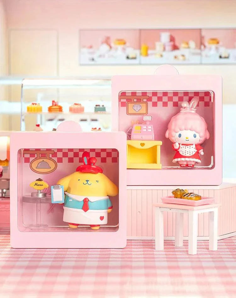 Sanrio Café Series with Scene Frame and Soft Light Blind Box - Blind Box Mall