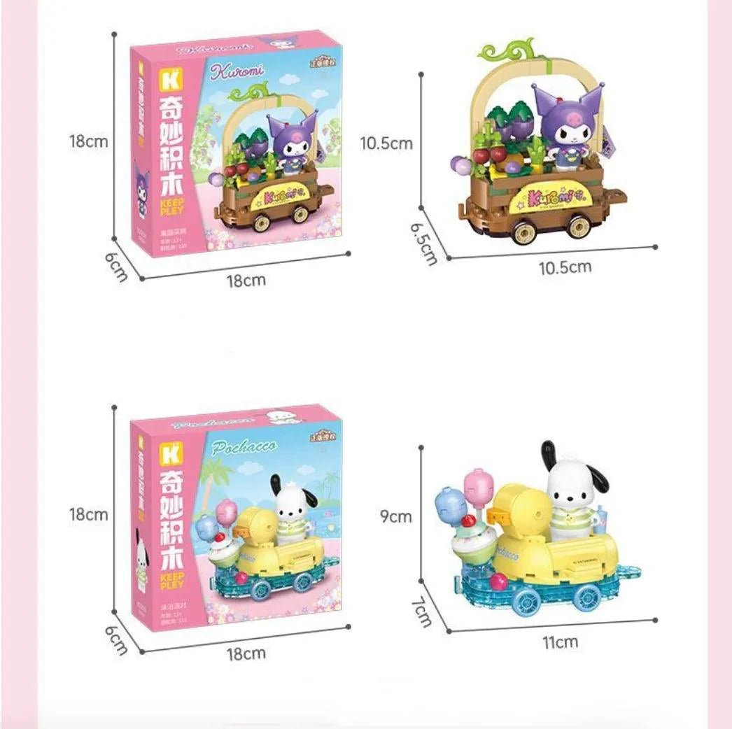 Sanrio Street Vendor Building Blocks - Blind Box Mall