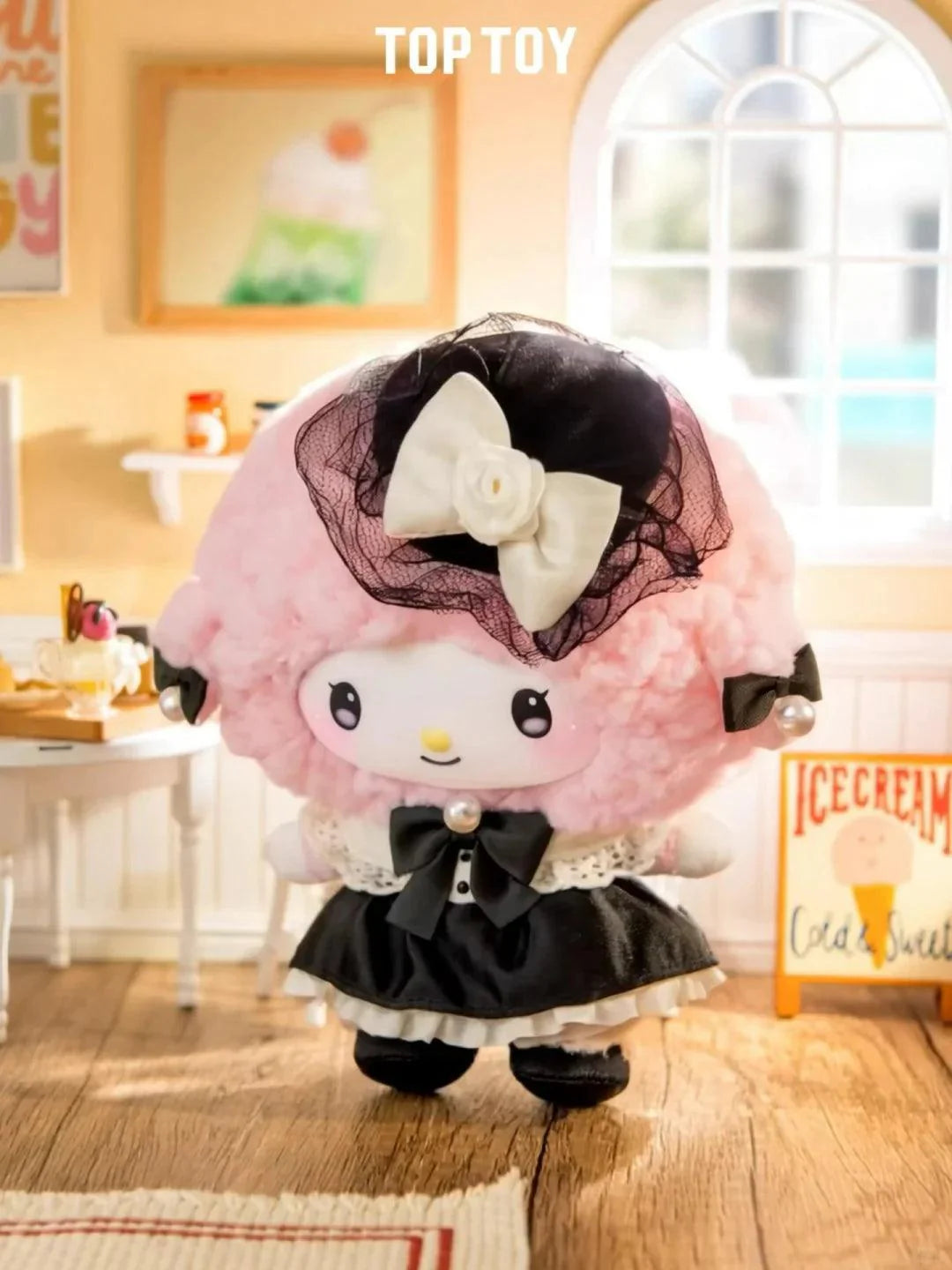 Kuromi & My Melody Elegant Gown Plush Doll Charm Blind Box - Blind Box Mall
