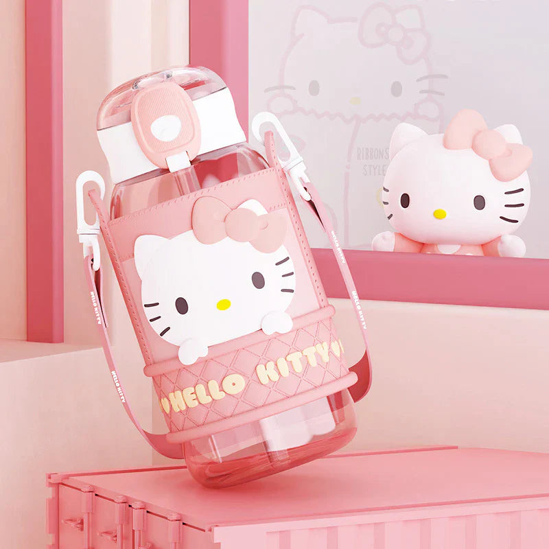 Sanrio Character Tritan Water Bottle with Leak-Proof Lid - Blind Box Mall