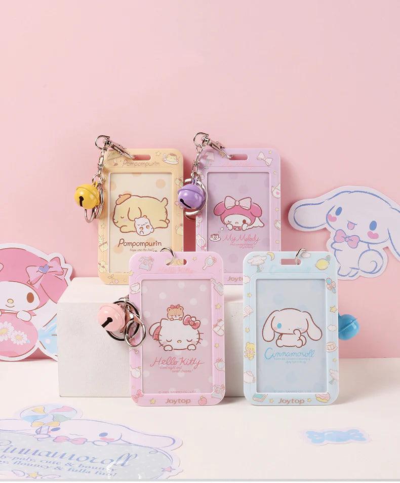 Sanrio Photocard Holder with Bell Keychain - Blind Box Mall