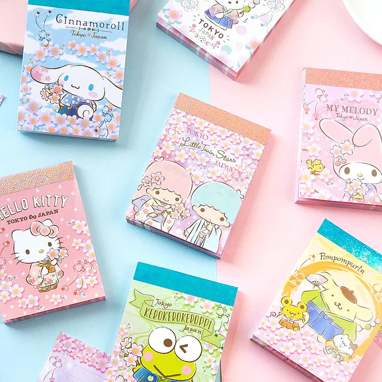 Sanrio Characters Sakura Memo Pad - Blind Box Mall