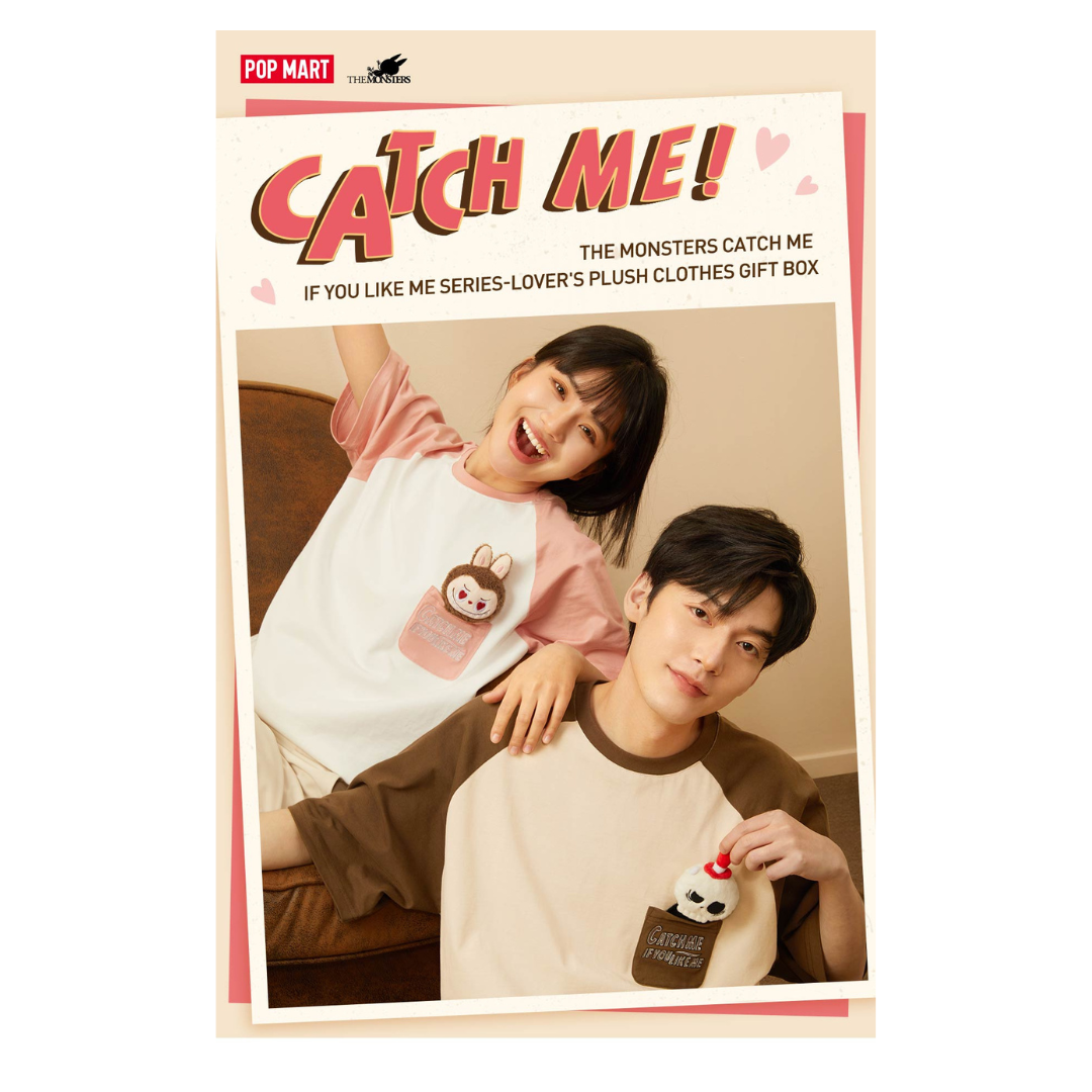 Pop Mart THE MONSTERS Catch Me If You Like Me Series-Lover's Plush Clothes Gift Box - Blind Box Mall