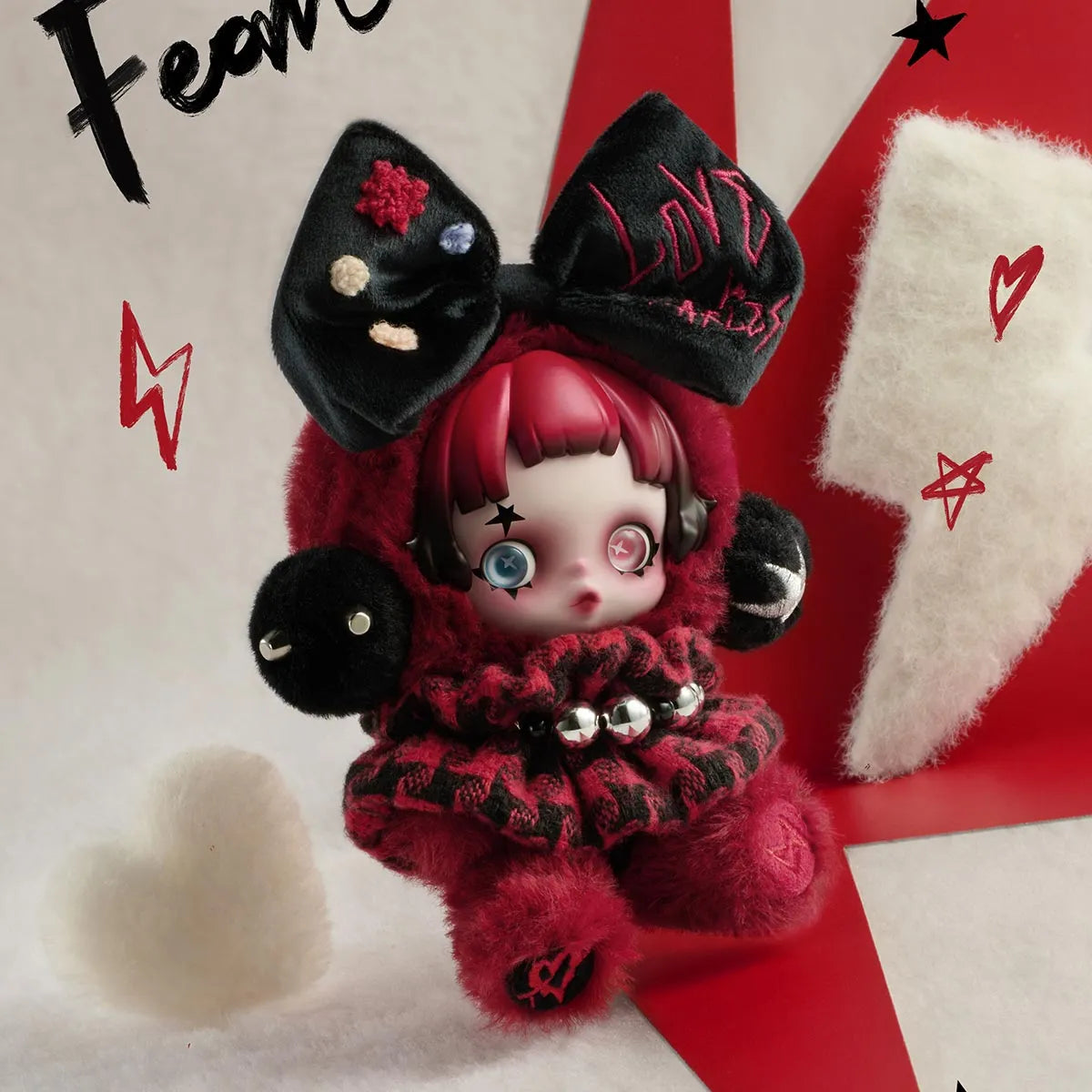 SKULLPANDA Plush-6kHz(UK Exclusive Limited Edition - Blind Box Mall