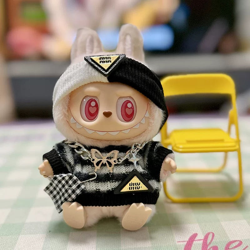 Labubu Clothes for Have a Seat Vinyl Plush/Tasty Macaron Vinyl Plush - Blind Box Mall