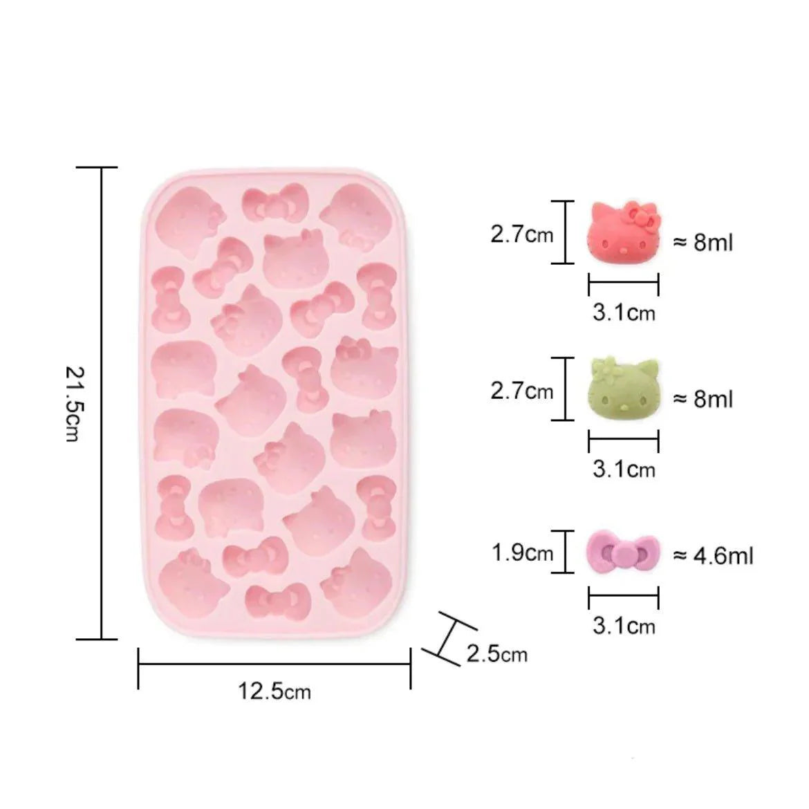 Hello Kitty Press & Pop Silicone Ice Tray - Blind Box Mall