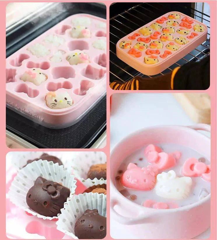 Hello Kitty Press & Pop Silicone Ice Tray - Blind Box Mall