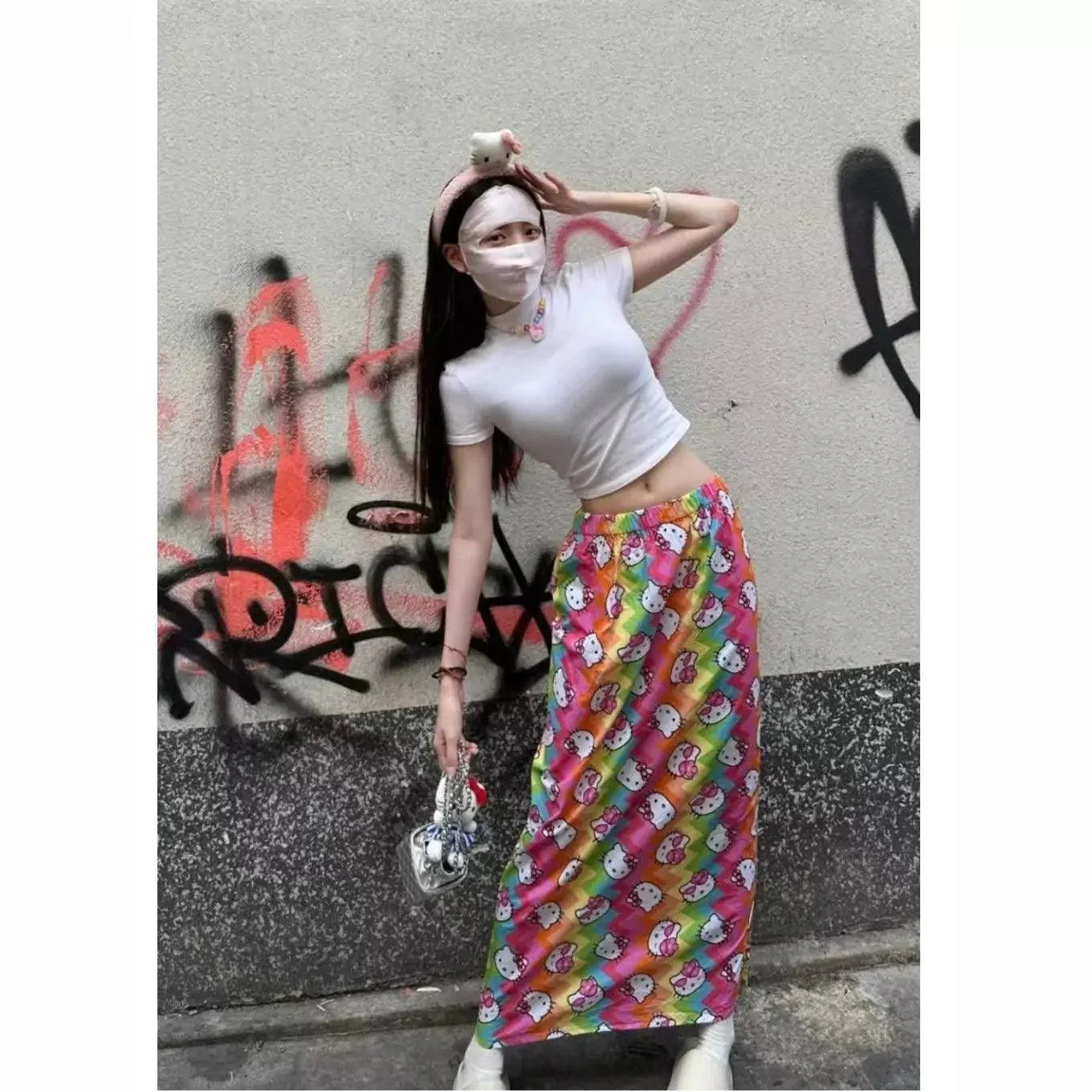 Hello Kitty ZigZag Rainbow Dress - Blind Box Mall