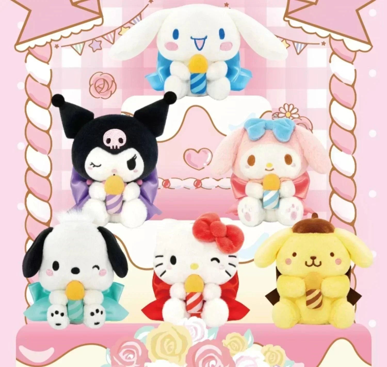 Sanrio Happy Birthday Make a Wish Blind Box with light-up