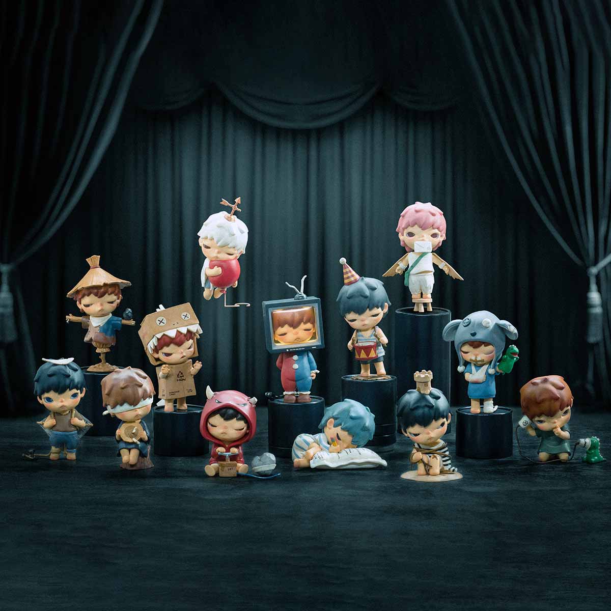 Hirono Mime Figure Collectible Blind Box - Blind Box Mall
